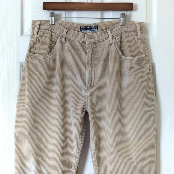 Exchange Unlimited 90's Vintage Wide Wale Corduroy Straight Leg Pants 38 x 29 - Picture 2 of 14